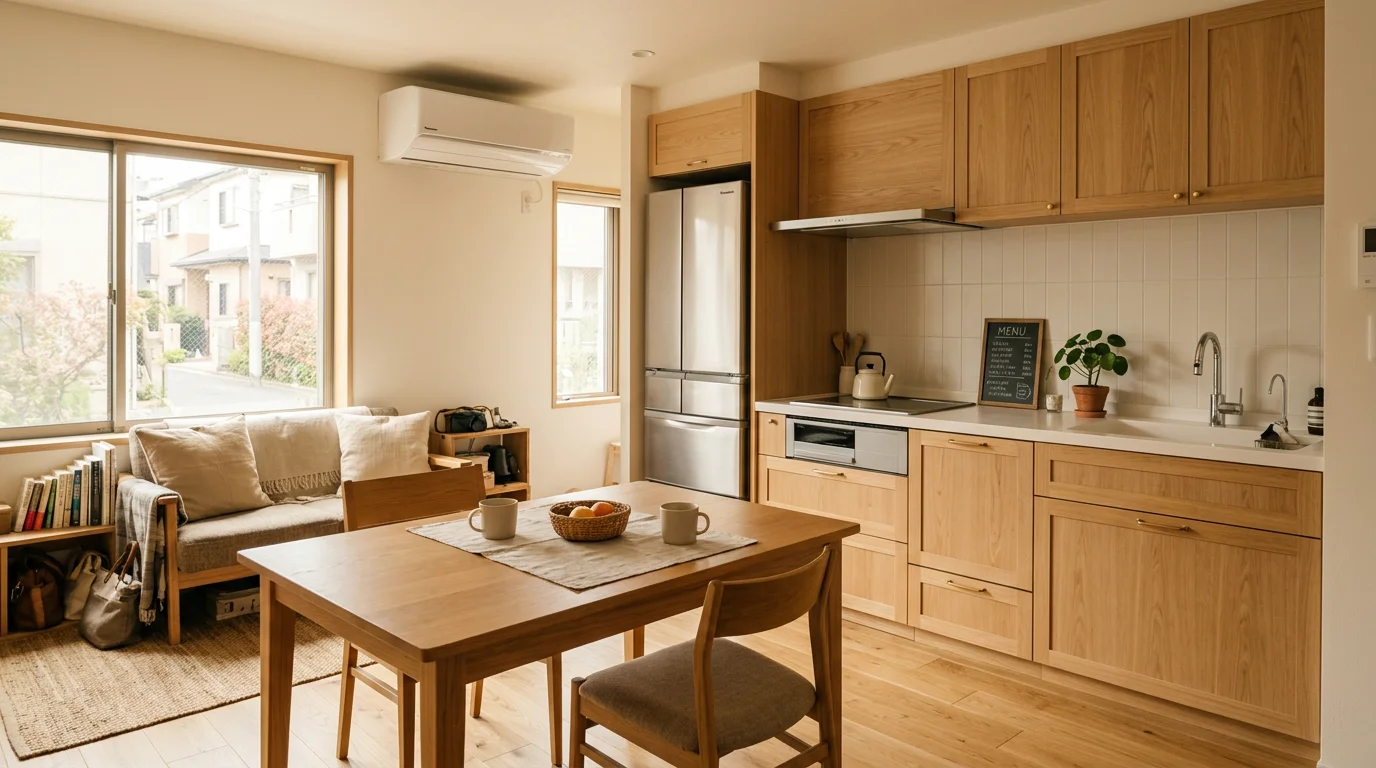 笹塚周辺から中野、杉並、世田谷、渋谷へ向かう住宅地の地図と街並みを机上に広げた様子